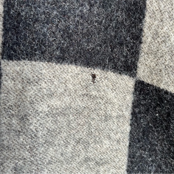 hiroko koshino vintage wool checkered over coat size 38 - Picture 4 of 5